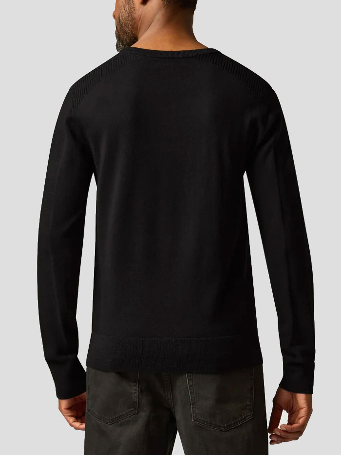Exit BCN — BELSTAFF — JERSEY COLDEN BLACK — vista 3 de 4