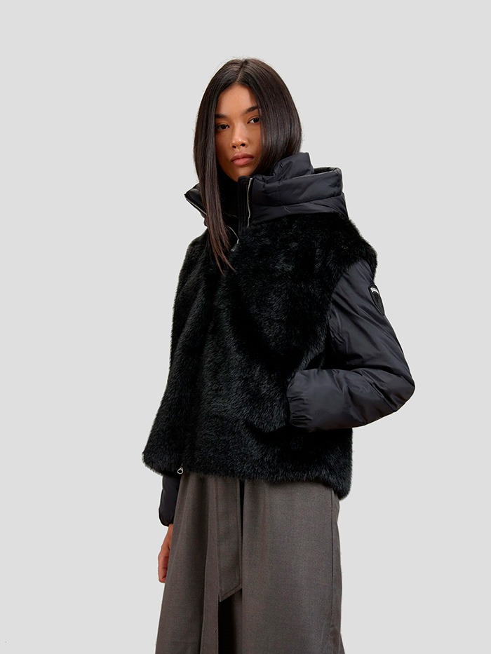 Exit BCN — BLAUER — CAZADORA EN ECOPIEL DESMONTABLE JUNIPER — vista 2 de 6