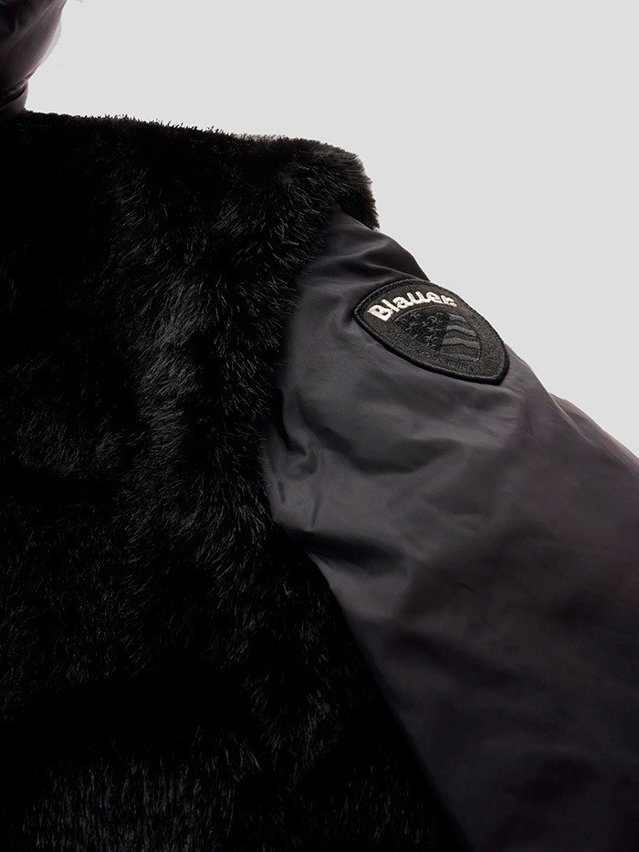 Exit BCN — BLAUER — CAZADORA EN ECOPIEL DESMONTABLE JUNIPER — vista 5 de 6